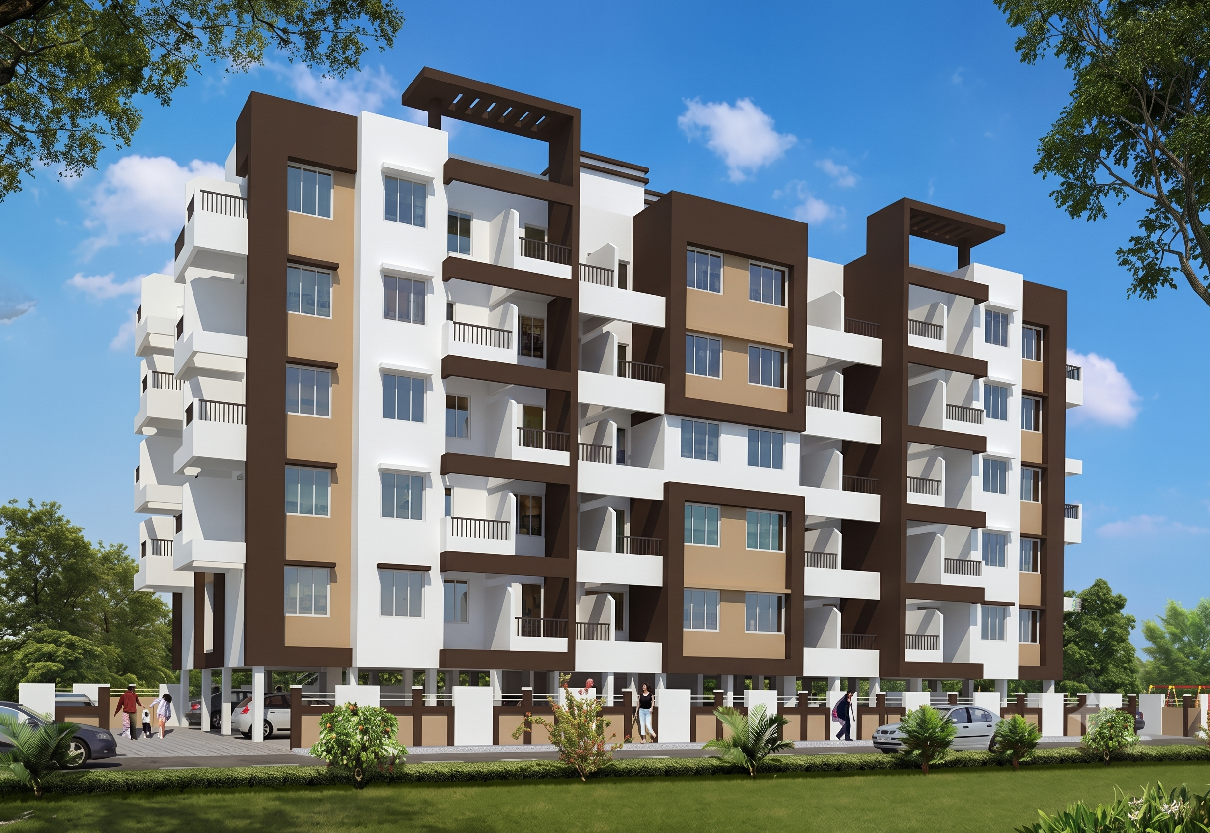 KK Shreeram residential apartments in Rahatni
